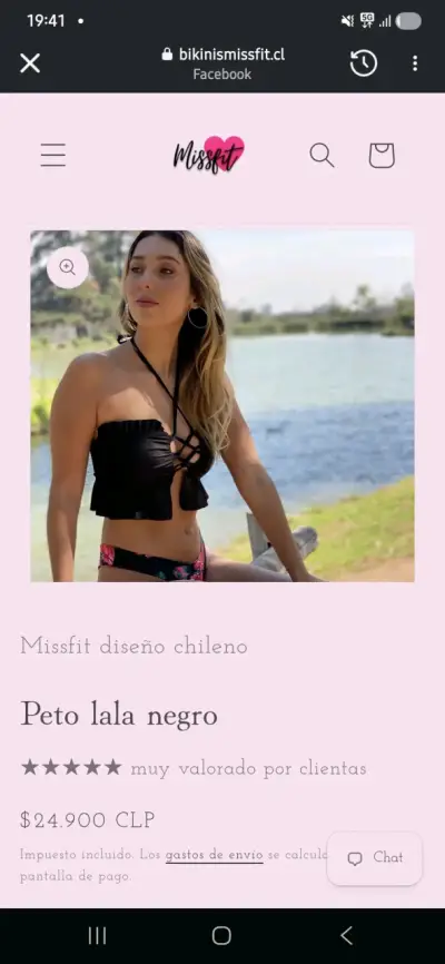 Chaqueta de cuero negra Foster para mujer - miniatura 4
