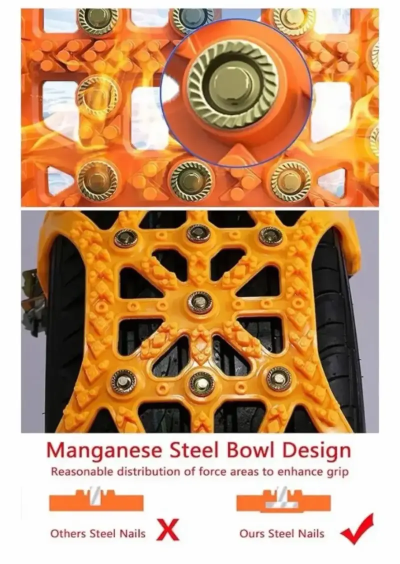 Cadenas antideslizantes para neumáticos de auto - 3