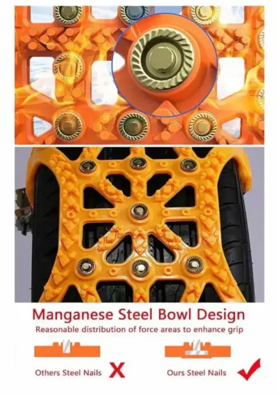 Cadenas antideslizantes para neumáticos de auto - miniatura 3