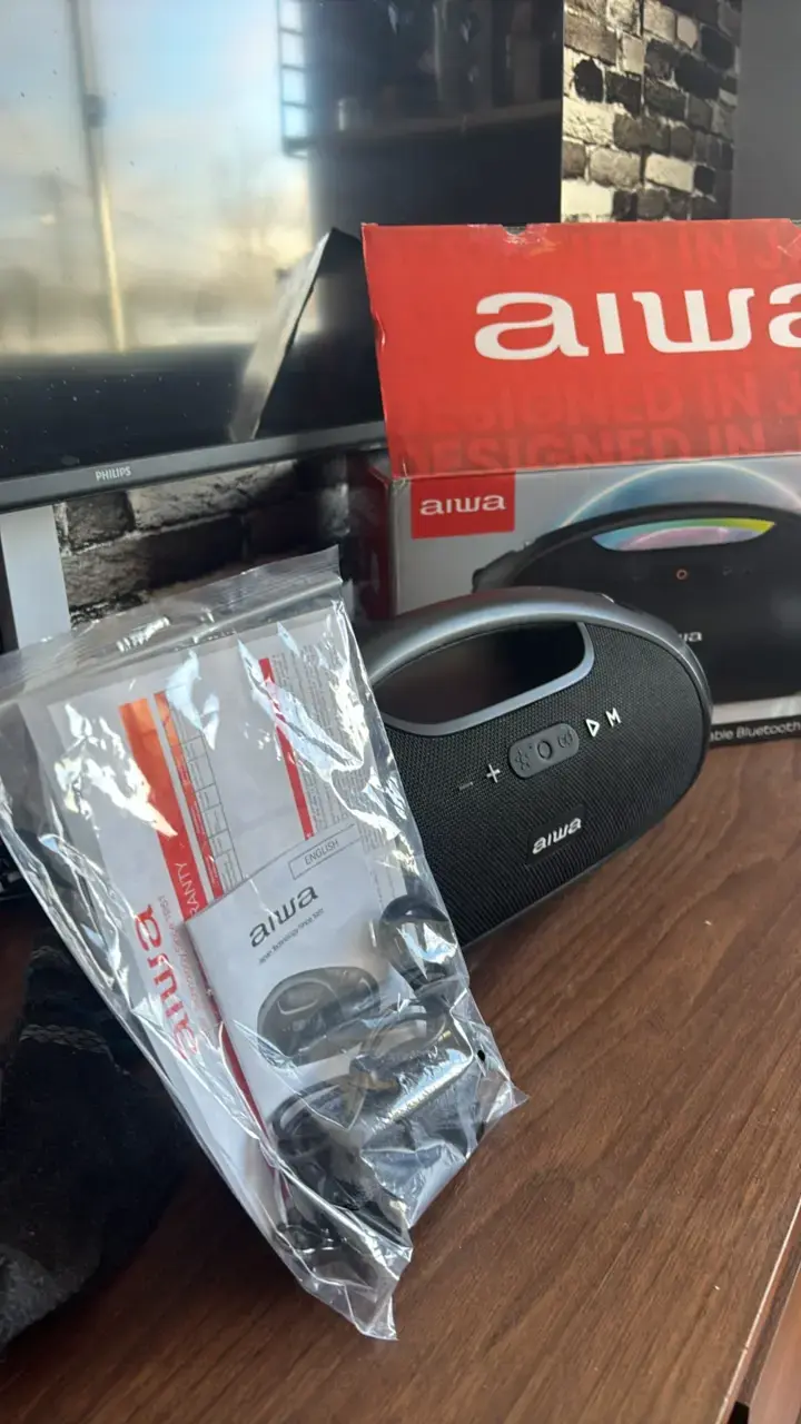 Parlante Bluetooth Portátil Aiwa Negro - 3