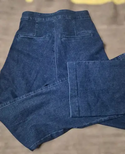 Jeans hym wide leg nuevos sin etiqueta talla 36 - miniatura 2
