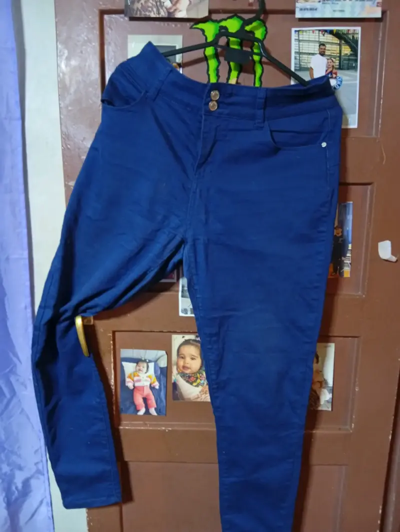 Pantalones azul oscuro para mujer - 3