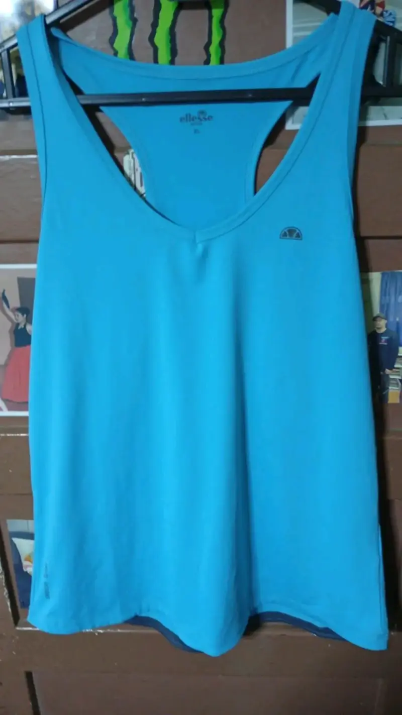Polera sin mangas azul Ellesse para mujer - 2