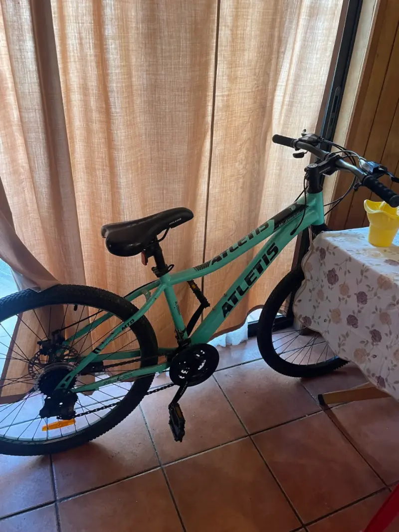 Bicicleta de montaña Aletis verde menta - 1