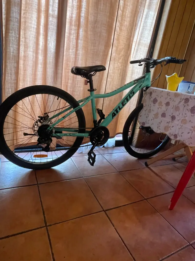 Bicicleta de montaña Aletis verde menta - 2
