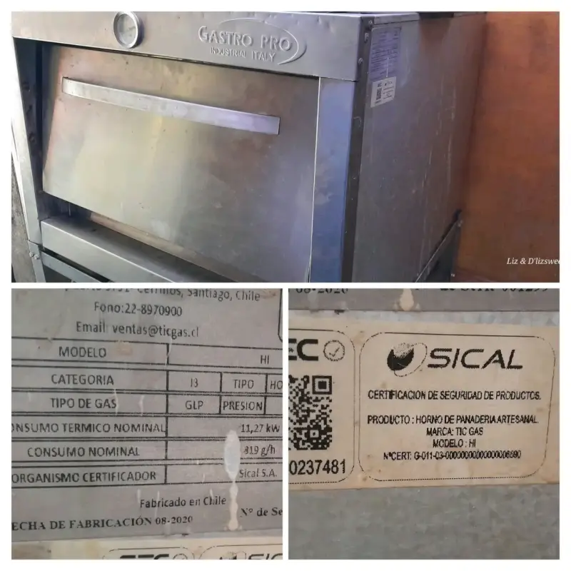 Horno de panadería artesanal Gastro Pro modelo HI
