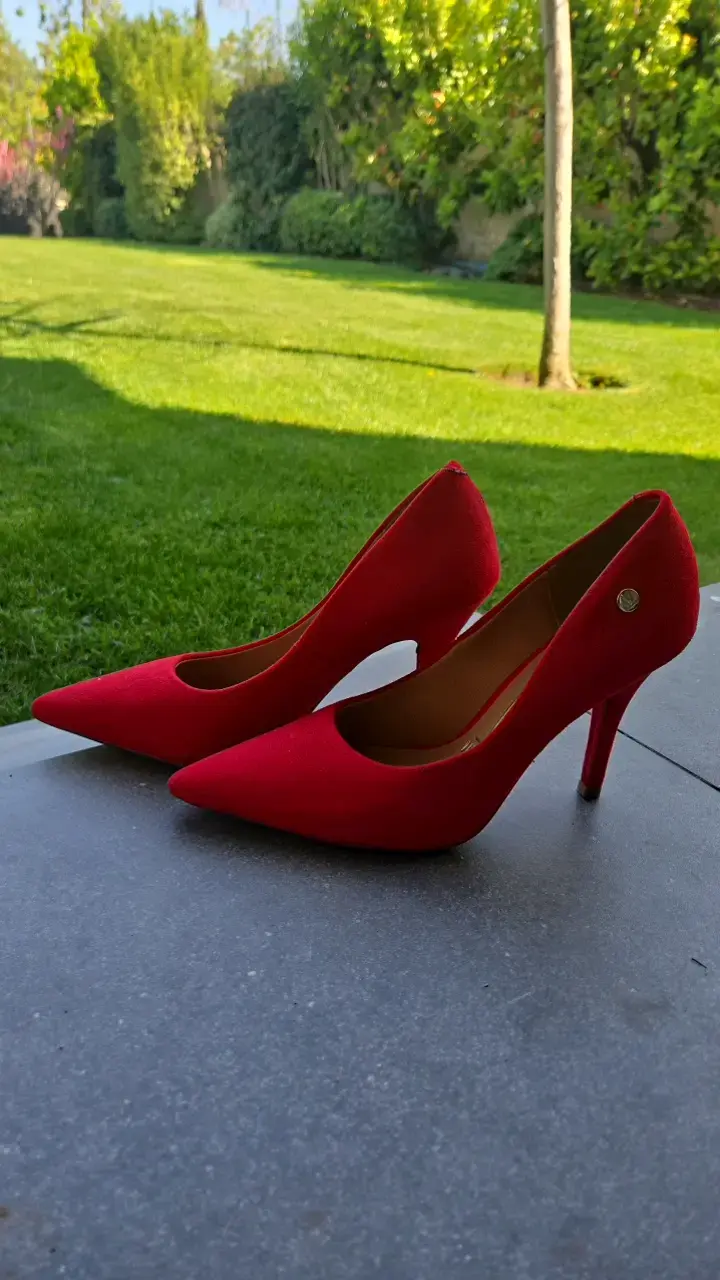 Zapatos de Tacón Rojo Vizzano Talla 37 - 1