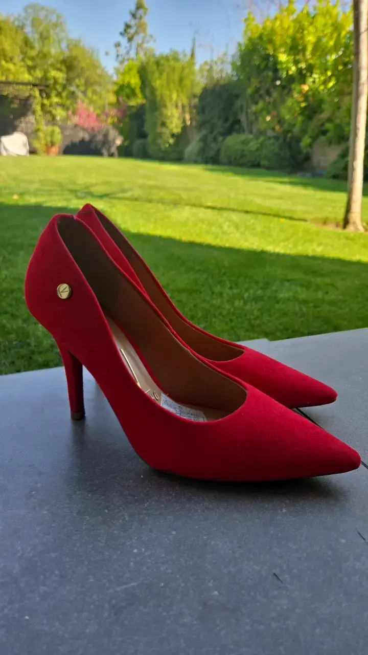 Zapatos de Tacón Rojo Vizzano Talla 37 - 5