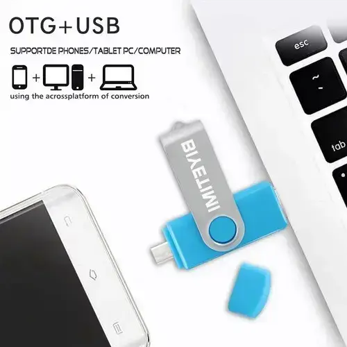 Pendrive USB OTG Biyetimi 32GB Azul - 3