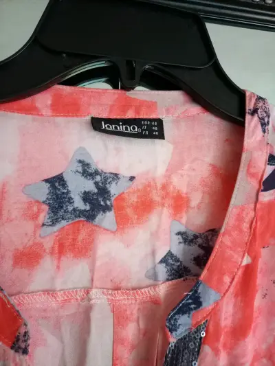 Conjunto de blusa y pantalón italiano talla L - miniatura 4
