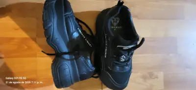 Zapatillas negras deportivas C/Moran - miniatura 2