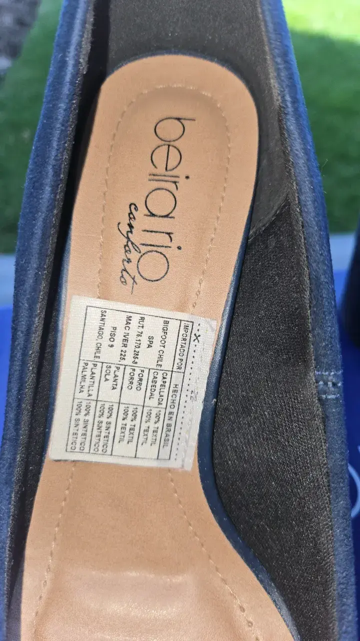 Zapatos de Tacón Azul Beira Rio Elegantes - 5