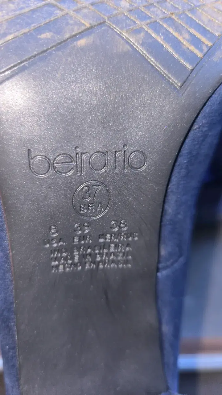 Zapatos de Tacón Azul Beira Rio Elegantes - 6