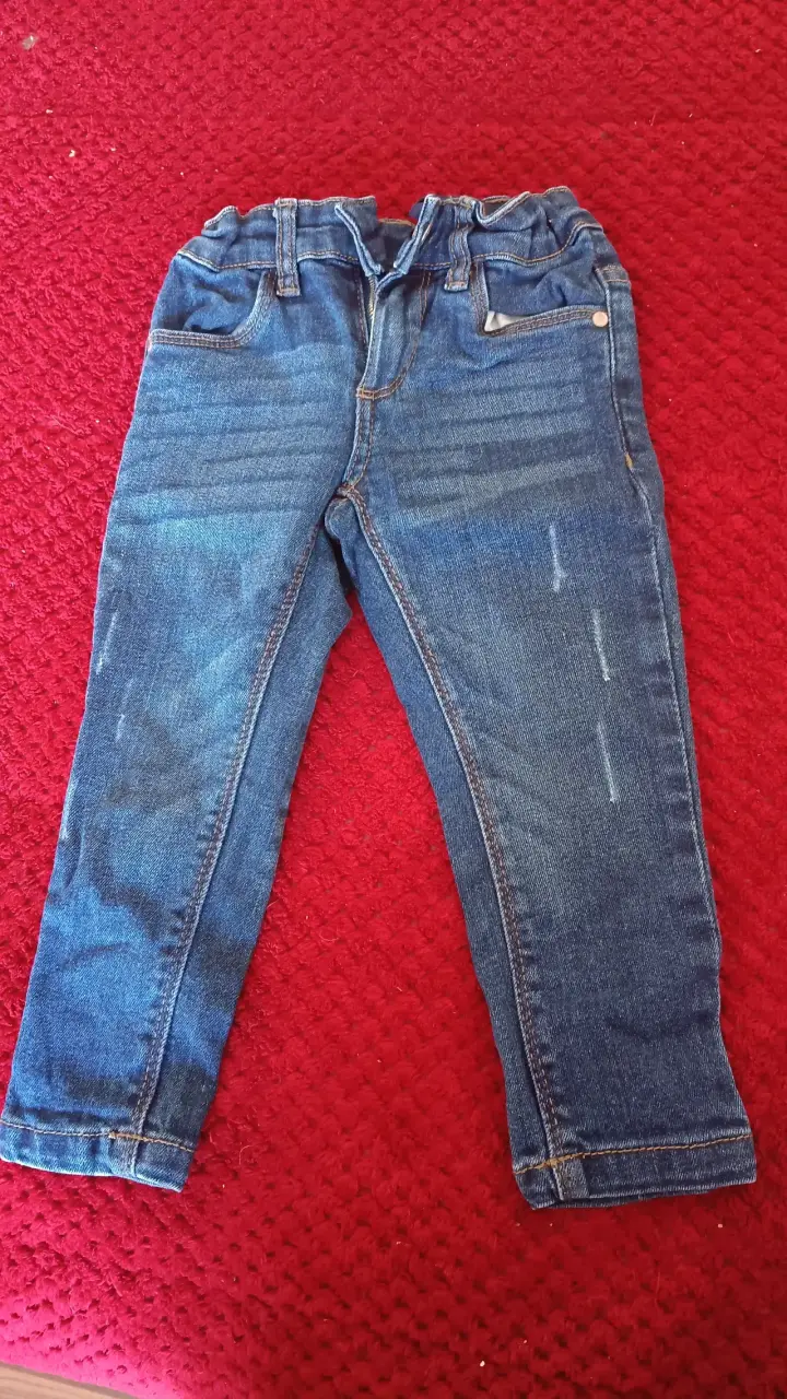 Jeans de mezclilla para niños talla 2 - 1