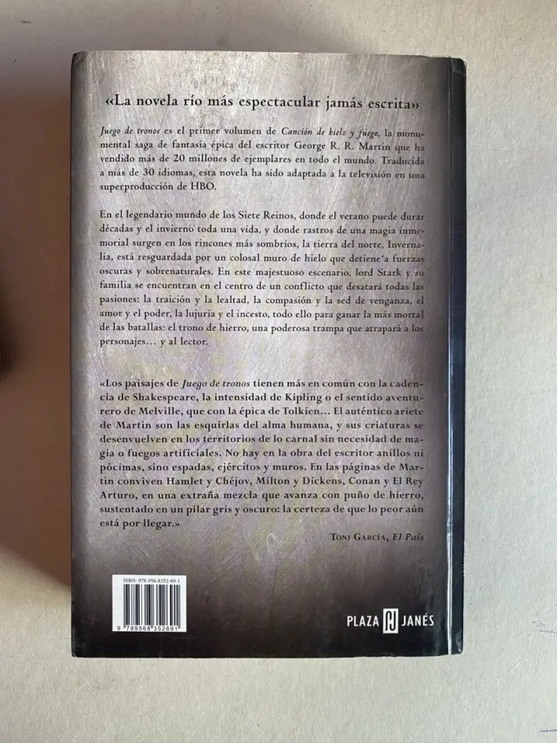 Libro Juego de Tronos de George R.R. Martin - 2