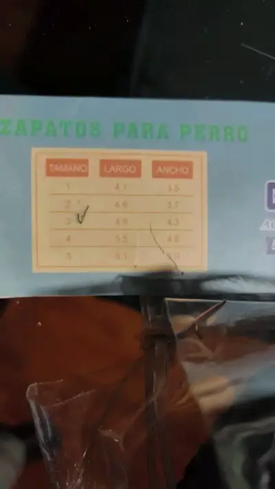 Botines para perro Buen Amigo azul y negro - miniatura 2