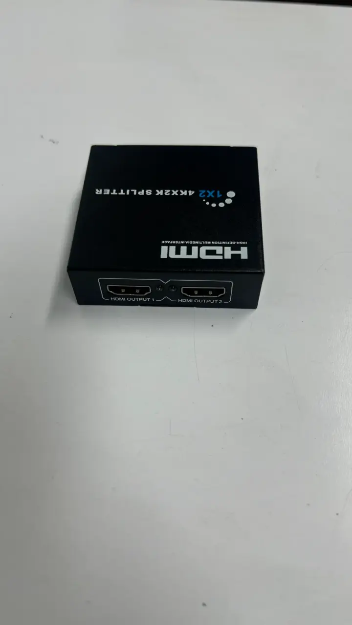 Splitter HDMI 1x2 4K para duplicación de señal