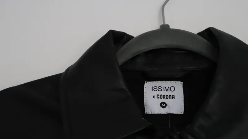 Chaqueta de cuero negra Issimo x Corona - 3