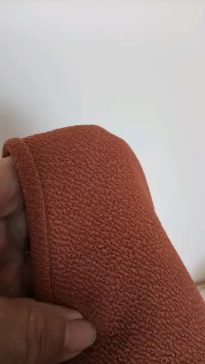 Pantalones anchos color terracota para mujer - miniatura 2