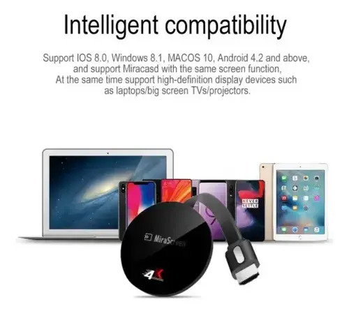 Adaptador HDMI Inalámbrico MiraScreen 4K - 2