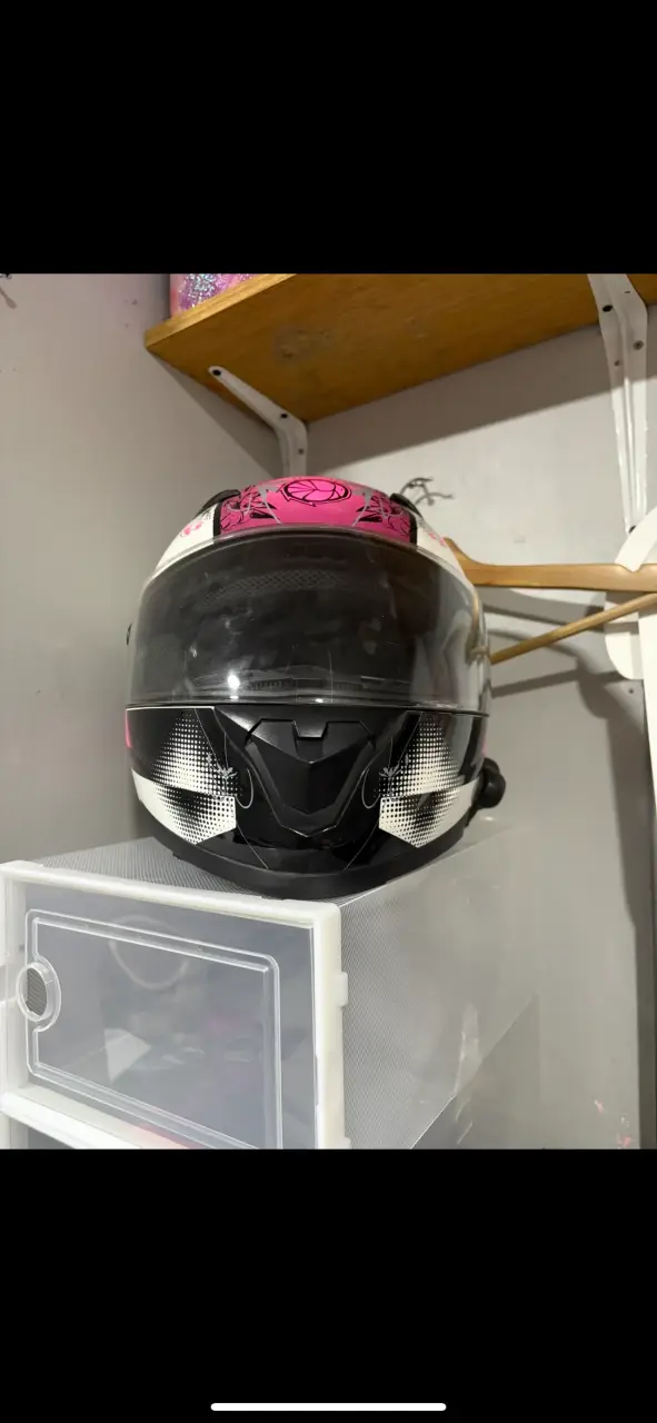 Casco de moto Armad con diseño floral - 3