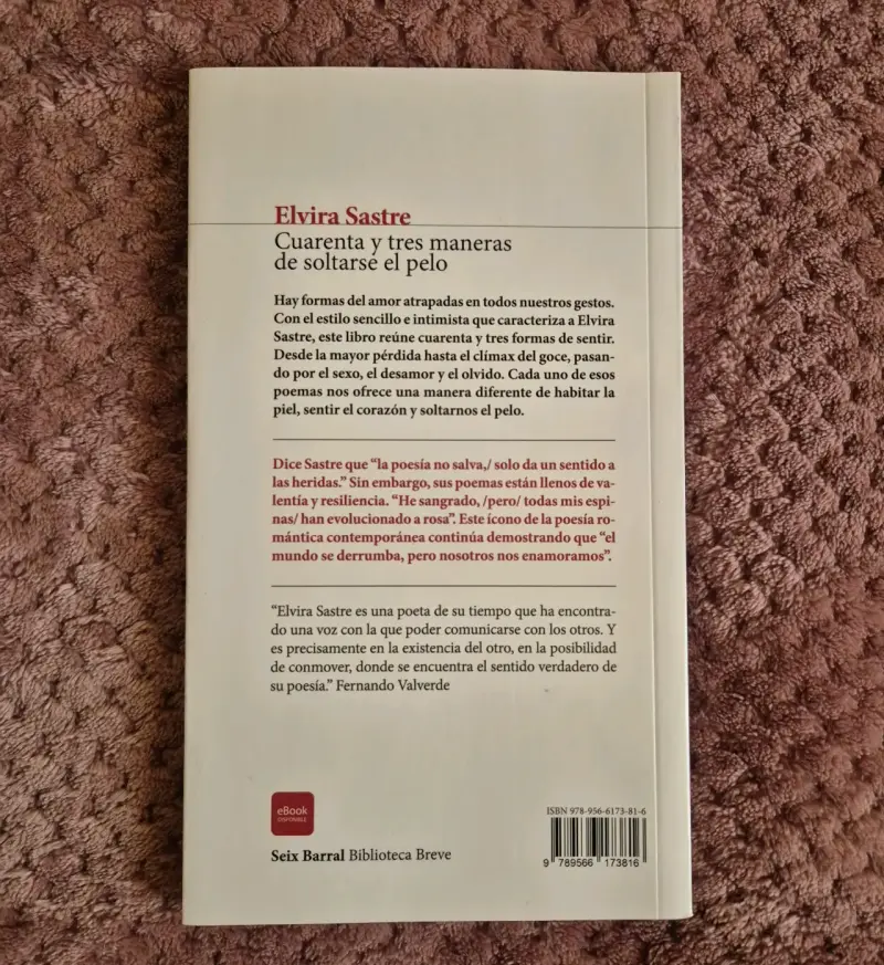 Libro 'Cuarenta y tres maneras de soltarse el pelo' de Elvira Sastre - 2