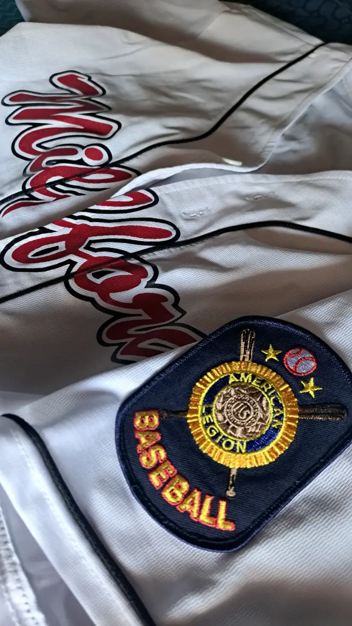 Camiseta de béisbol Milford blanca - 1