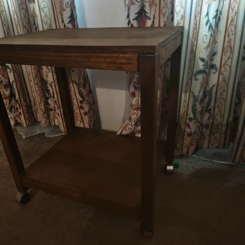 Carro de Madera con Ruedas para Cocina - 1