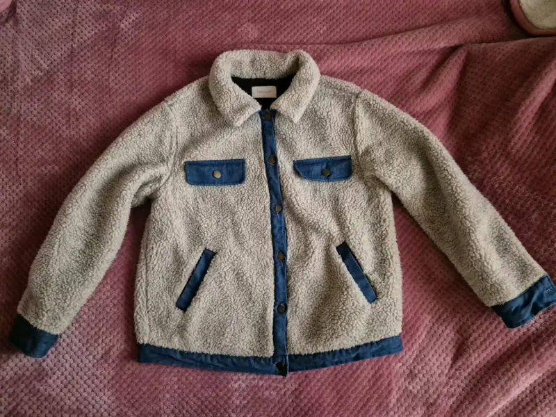 Chaqueta con detalles en denim mujer - 1