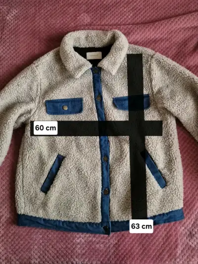 Chaqueta con detalles en denim mujer - miniatura 2
