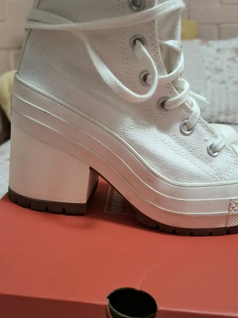 Zapatillas Converse Chuck 70 De Luxe Heel Talla 37 - 3