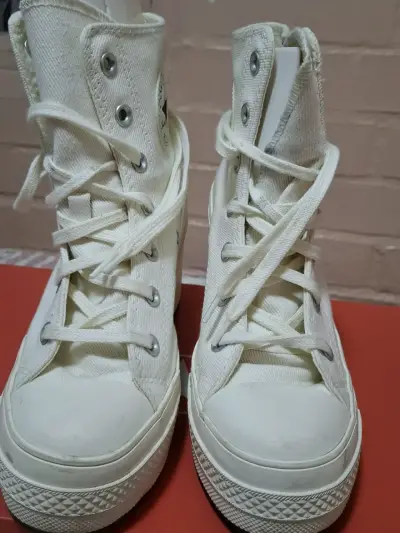 Zapatillas Converse Chuck 70 De Luxe Heel Talla 37 - miniatura 5