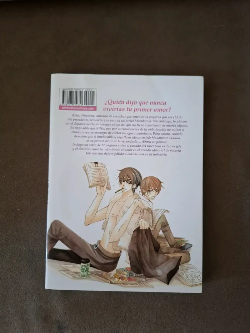 Manga Sekaiichi Hatsukoi Volumen 1 Shungiku Nakamura - 2