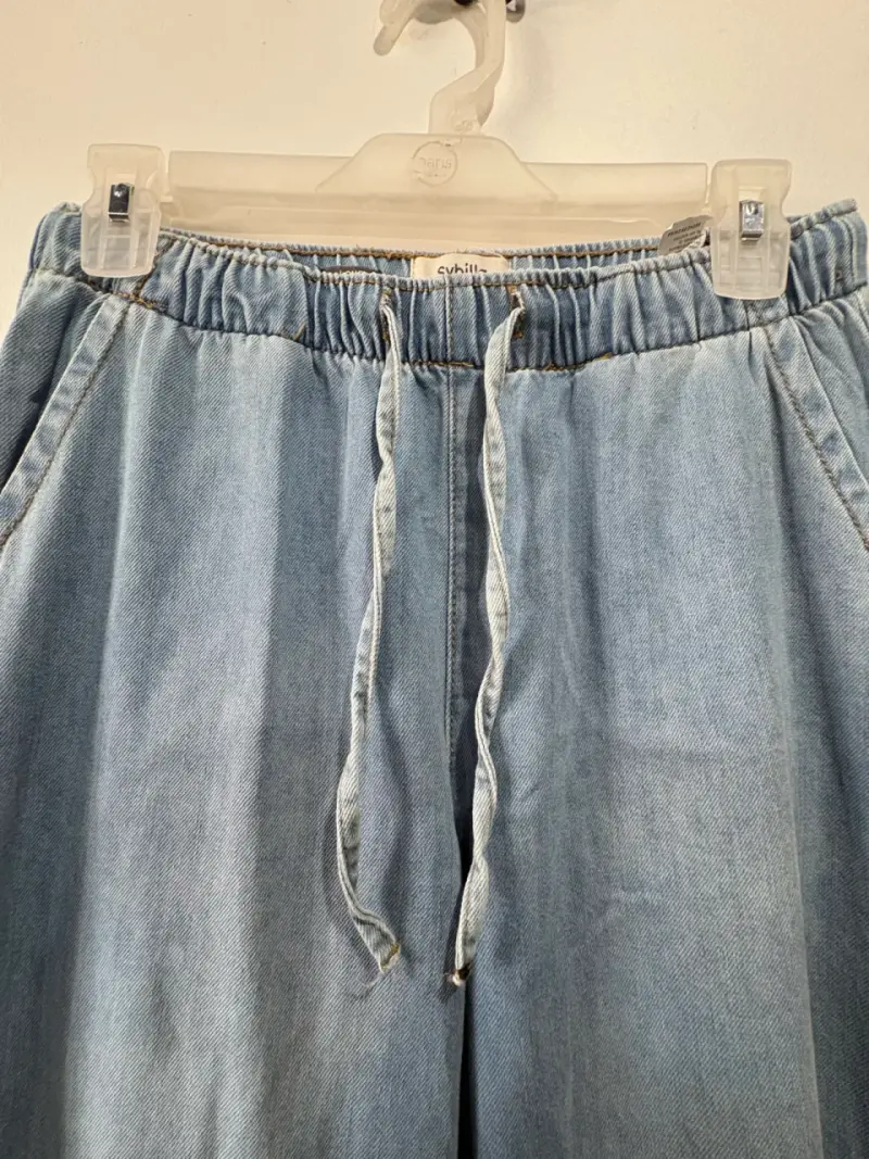 Pantalones de mezclilla anchos Sybilla talla S - 2