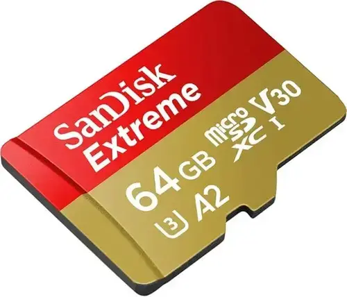 Tarjeta MicroSD SanDisk Extreme 64GB V30 A2 - 1