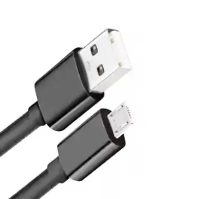 Cable USB a Micro USB Negro - miniatura 1