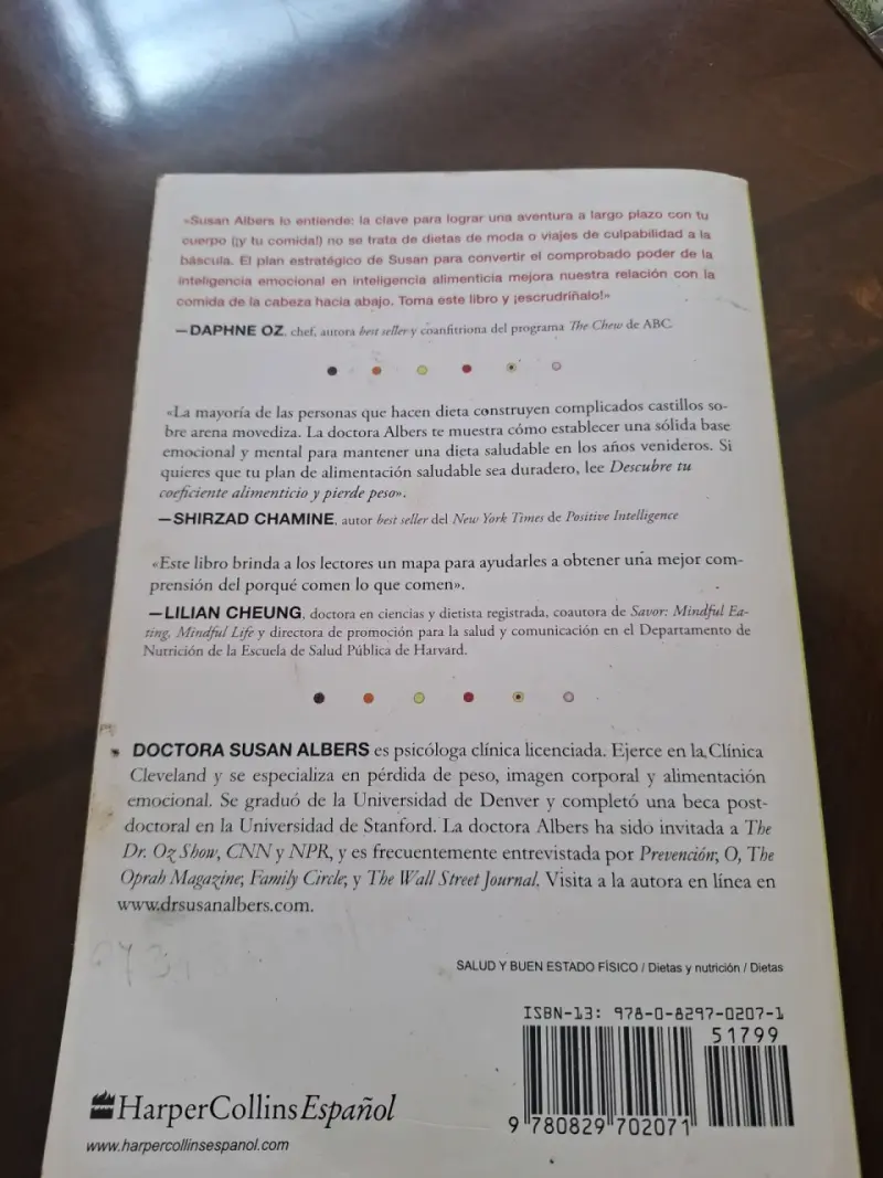 Libro 'Descubre tu Coeficiente Alimenticio' de Susan Albers - 4