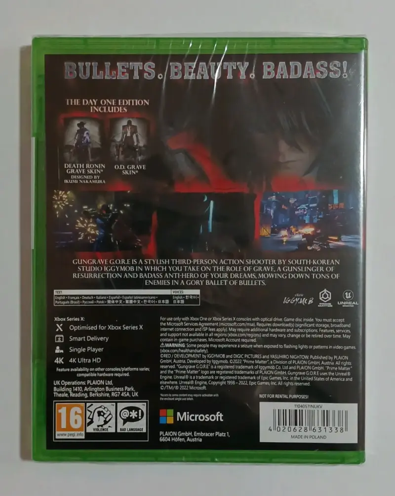 Juego Gungrave G.O.R.E Day One Edition para Xbox - 2