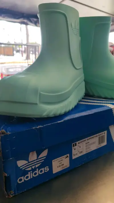 Botas Adifom Superstar Boot W Verde Adidas - miniatura 1