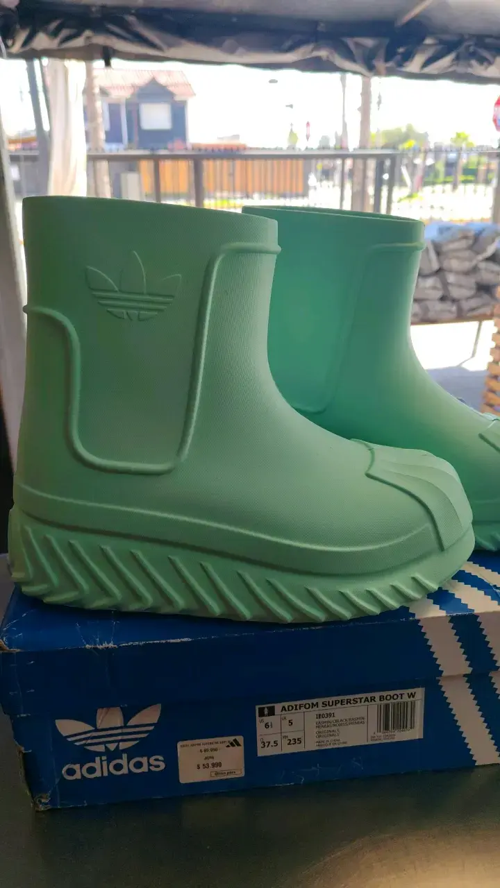 Botas Adifom Superstar Boot W Verde Adidas - 4