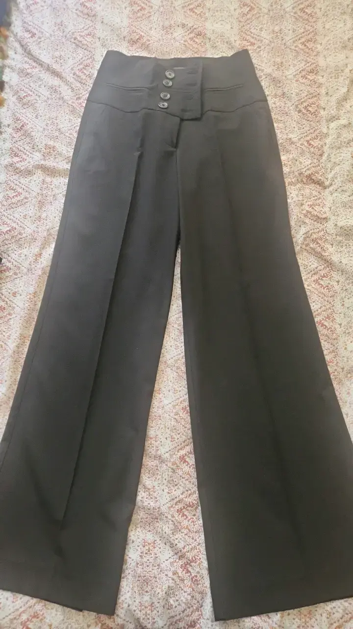 Pantalones de vestir negros Basement para mujer - 1