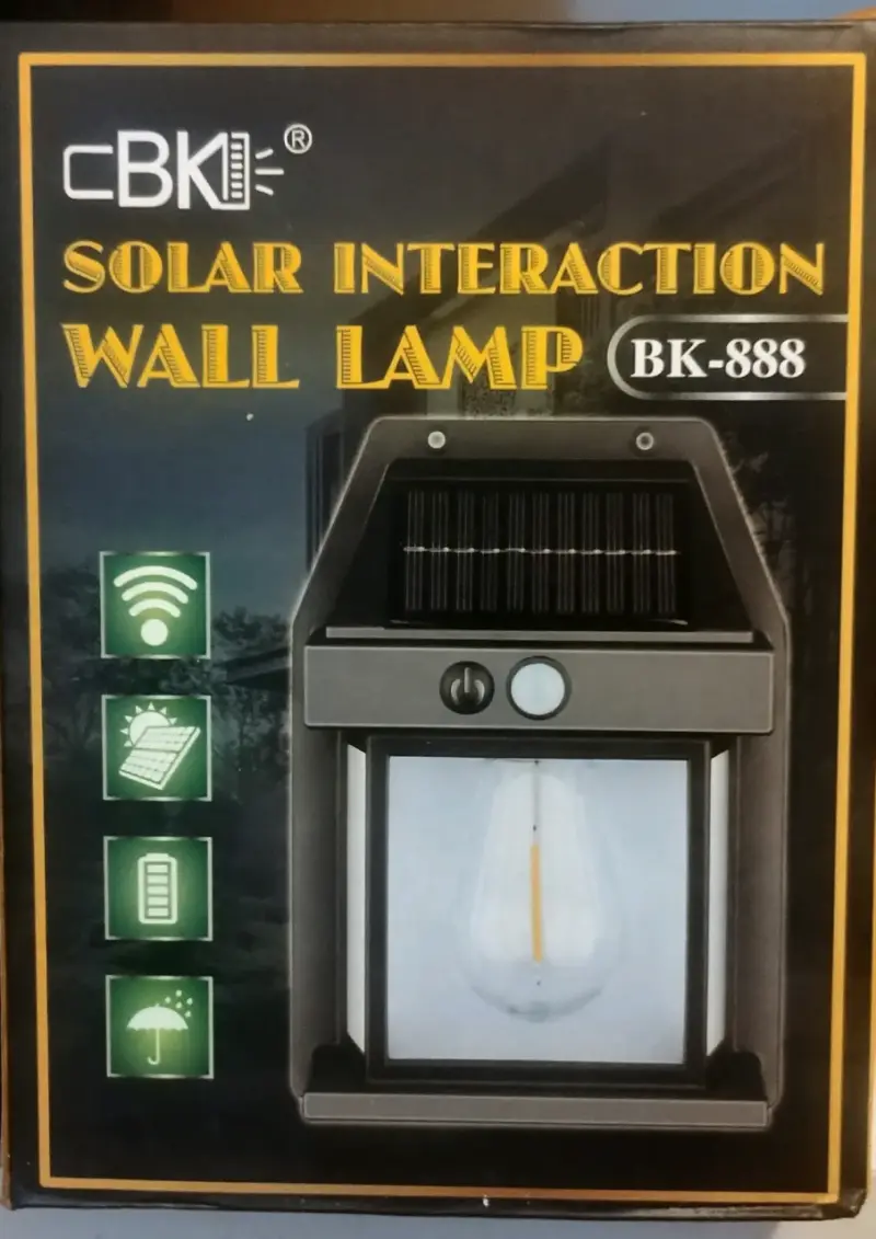 Lámpara Solar de Pared Interactiva CBK BK-888 - 1