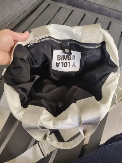 Bolso acolchado blanco Bimba y Lola - miniatura 1