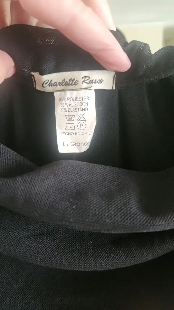 Vestido-Pantalon negro elegante Charlotte Russe - 2