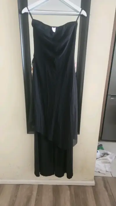 Vestido-Pantalon negro elegante Charlotte Russe - miniatura 3