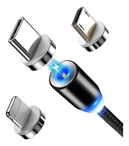 Cable de carga magnético con adaptadores USB - 1