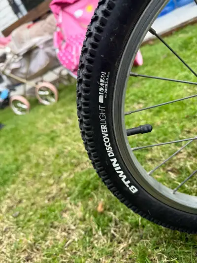 Bicicleta Infantil Btwin Blanca con Timbre - miniatura 3