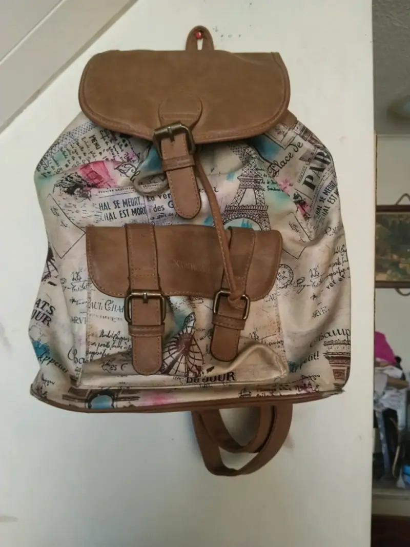 Mochila de cuero estampada Xtremgirl - 2