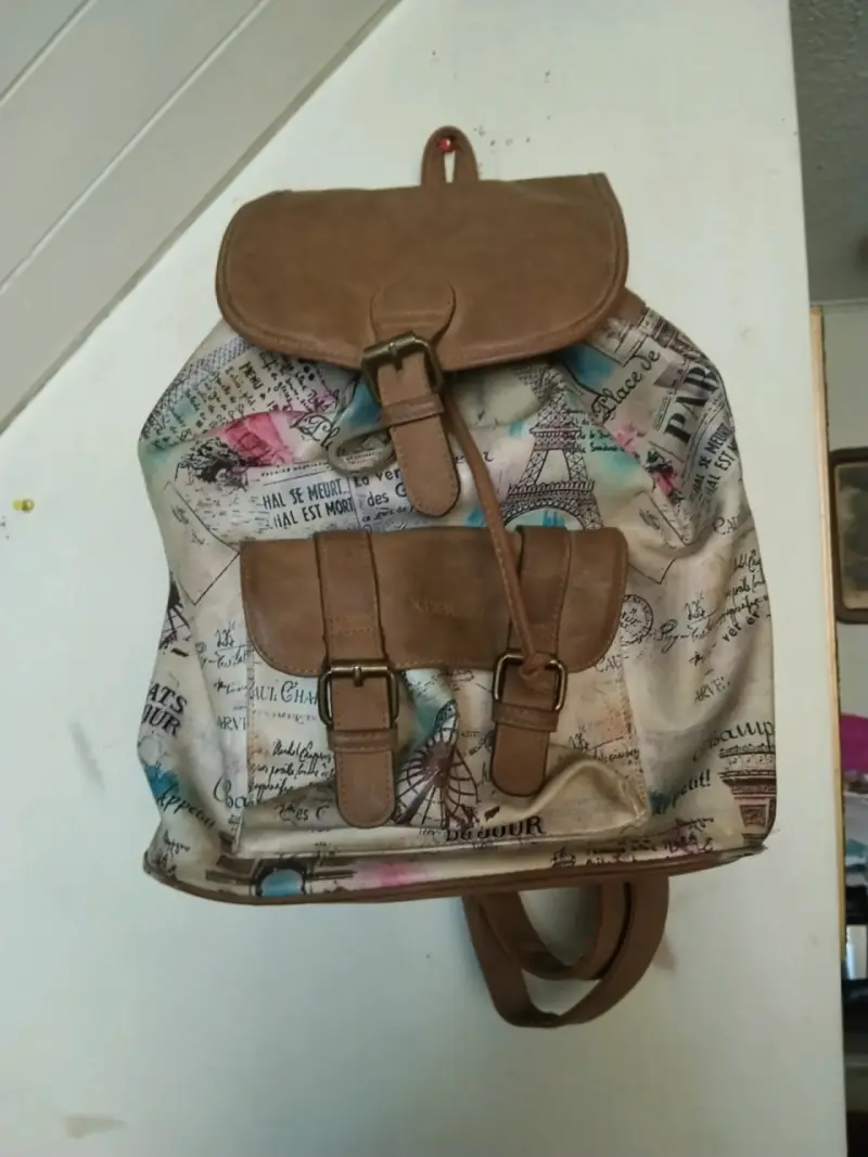 Mochila de cuero estampada Xtremgirl - 4