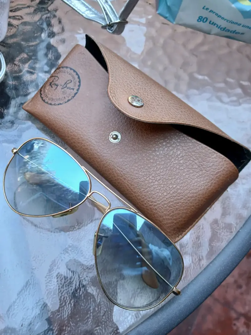 Gafas de sol aviador Ray-Ban con estuche - 2